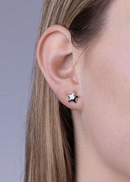 Stříbrné náušnice hvězdičky PRM11462