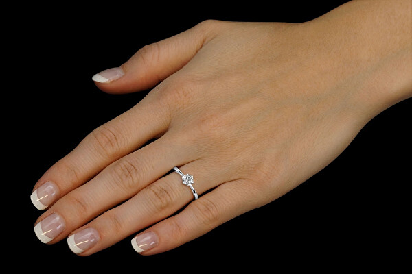 Stříbrný prsten SOPHIA se Swarovski® Zirconia JJJR0849sw