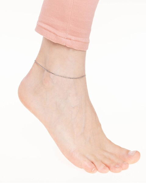 Stříbrný řetízek na nohu hádek odlehčený TTTC8LA-22 cm