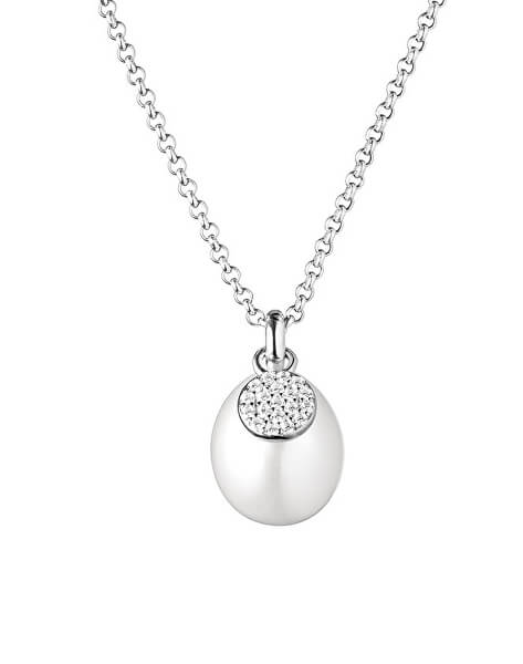 Colier elegant din argint cu perle Ilaria GRP20479PW (lanț, pandantiv)