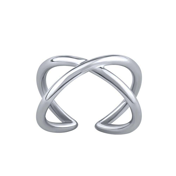 Slušivý otevřený stříbrný prsten Arin Infinity RMM22726