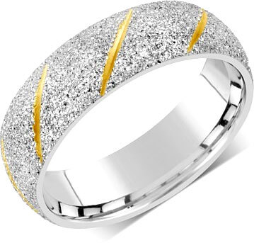 Snubní prsten pro muže i ženy z oceli RRC22799