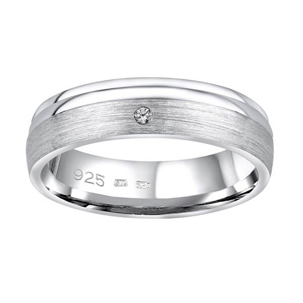 Snubný strieborný prsteň Amora pre ženy QRALP130W