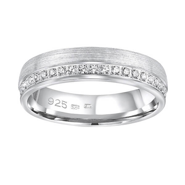 Snubní stříbrný prsten Paradise pro ženy QRGN23W