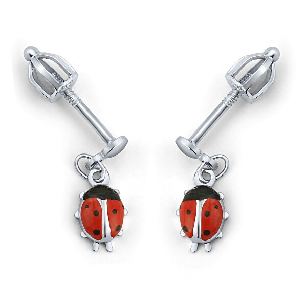 Stříbrné náušnice - Beruška SILVEGO70029