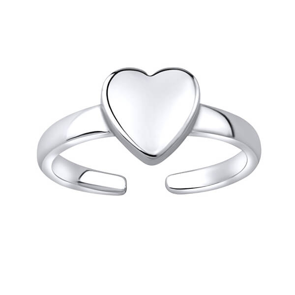 Ezüst lábgyűrű szívvel JJJTR1597