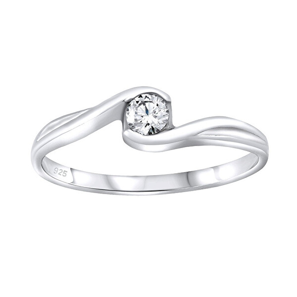 Stříbrný prsten se Swarovski® Zirconia SILVEGOB25021