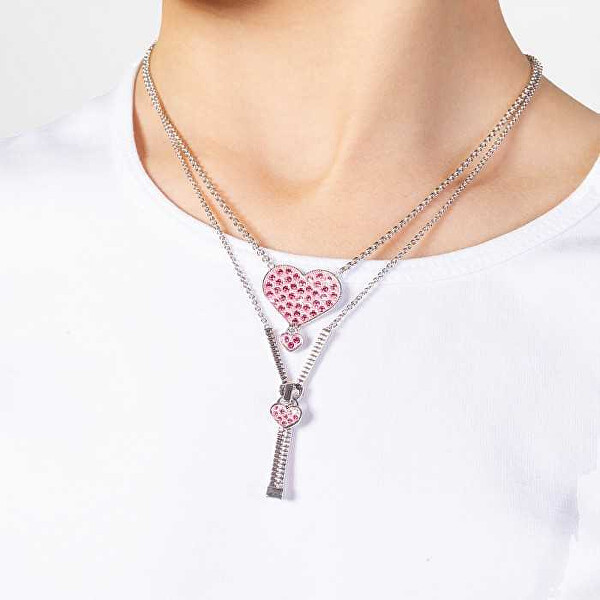 Collana decente per ragazze Dreamheart con cristalli L1002PIN