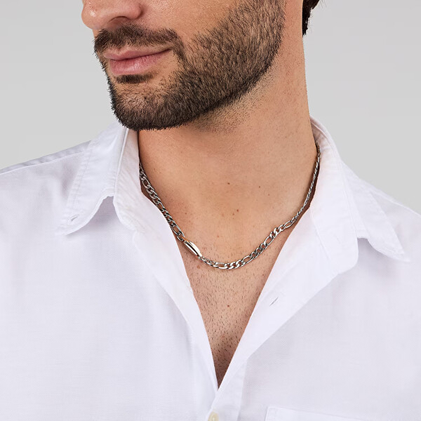 Bicolor náhrdelník pro muže z oceli T-Steel TJAXV32