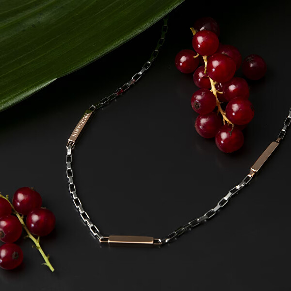 Bicolor pánský náhrdelník z oceli T-Steel TJAXV29