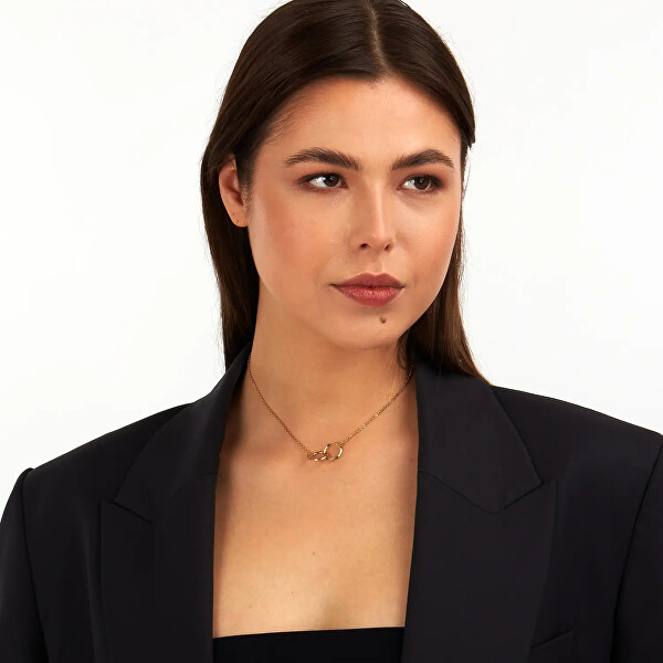 Elegantní pozlacený náhrdelník T-Heritage TJAXB07