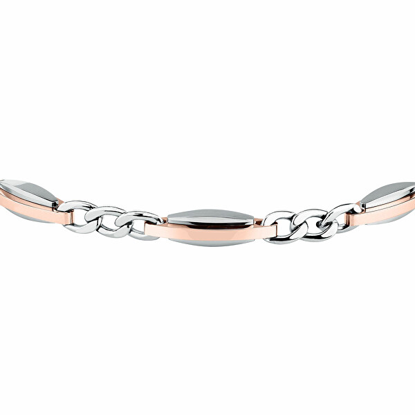 Jemný bicolor náramek pro muže T-Steel TJAXV38
