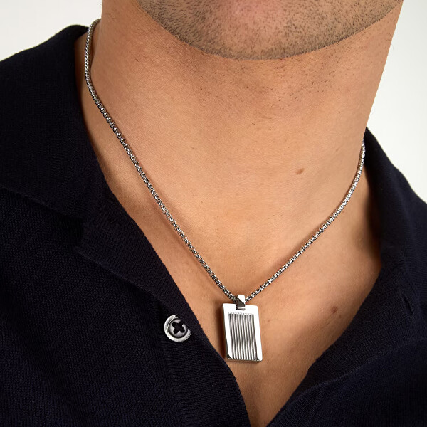 Nadčasový pánský náhrdelník z oceli T-Steel TJAXV48
