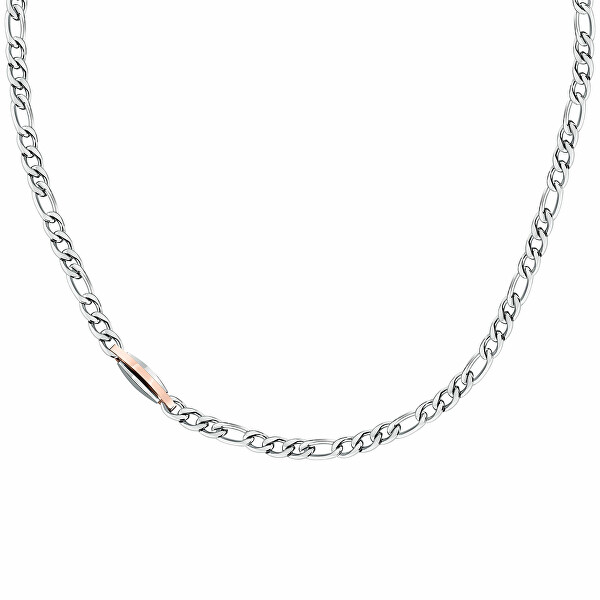Bicolor náhrdelník pro muže z oceli T-Steel TJAXV32
