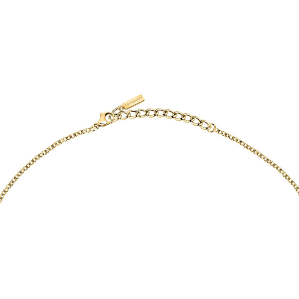 Colier minimalist placat cu aur TJAXC12 (lanț, pandantiv)
