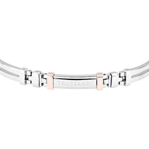 Ocelový bicolor náramek pro muže T-Steel TJAXV26