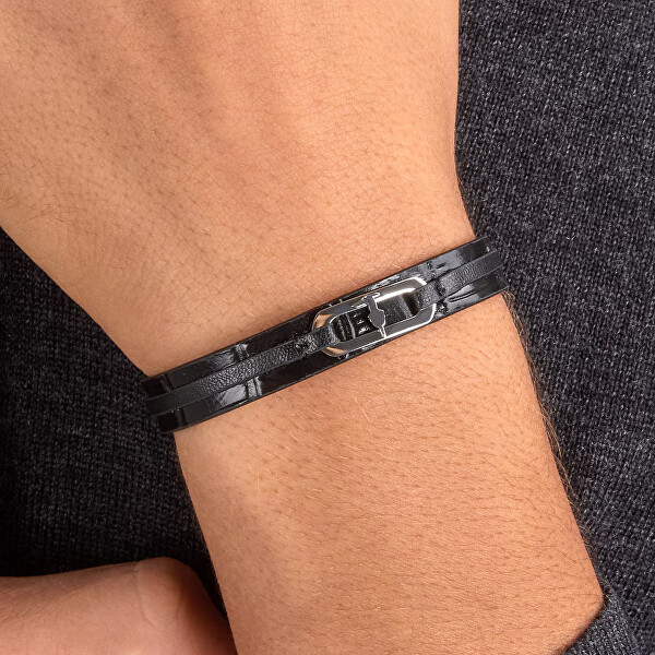 Pánský kožený náramek T-Leather TJAXZ25