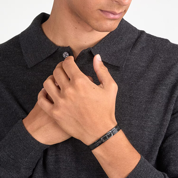 Pánský kožený náramek T-Leather TJAXZ25