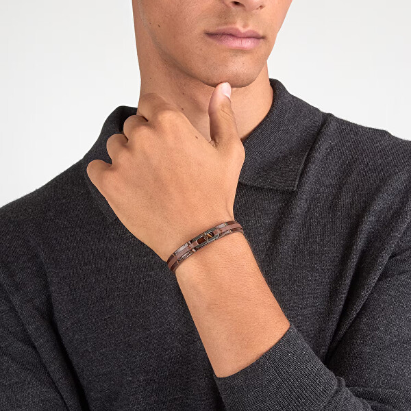 Pánský kožený náramek T-Leather TJAXZ26