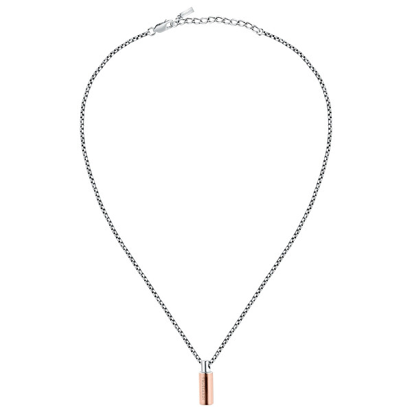 Pánský bicolor náhrdelník z oceli Venezia T-Steel TJAXV59