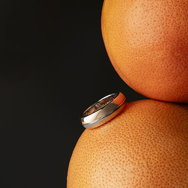 Slušivý bicolor prsten pro muže T-Steel TJAXV410