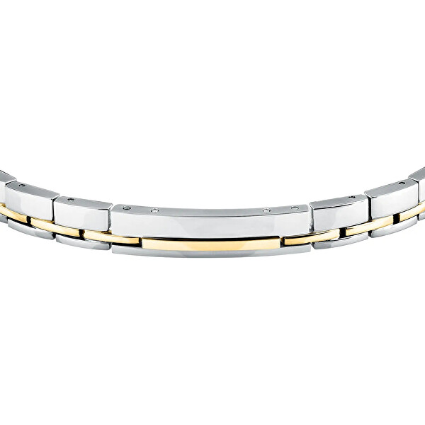 Stylový ocelový bicolor náramek T-Steel TJAXV04