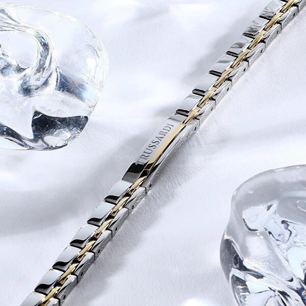 Stylový ocelový bicolor náramek T-Steel TJAXV04