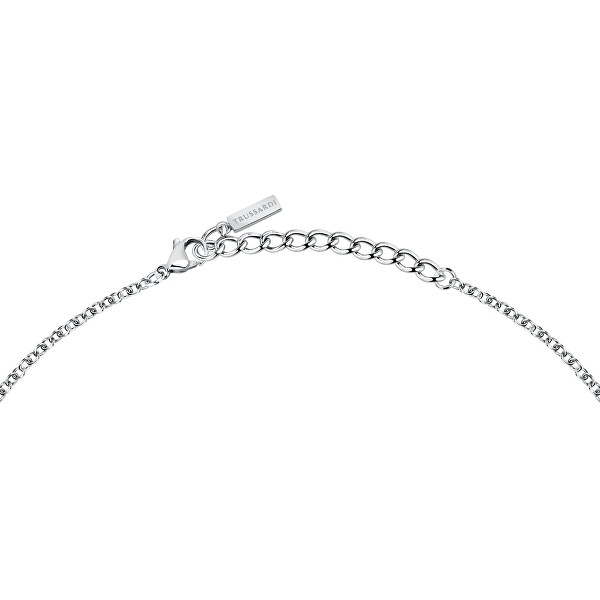 Colier elegant din oțel cu cristale T-Logo TJAXC14 (lanț, pandantiv)