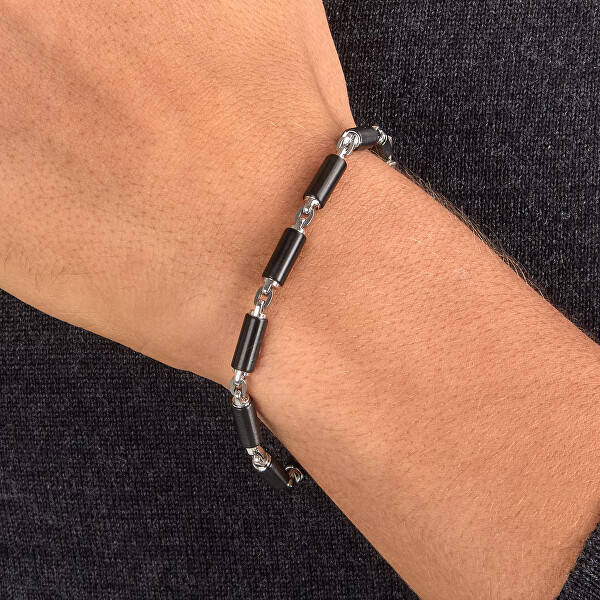 Stylový pánský náramek z oceli T-Steel TJAXV61