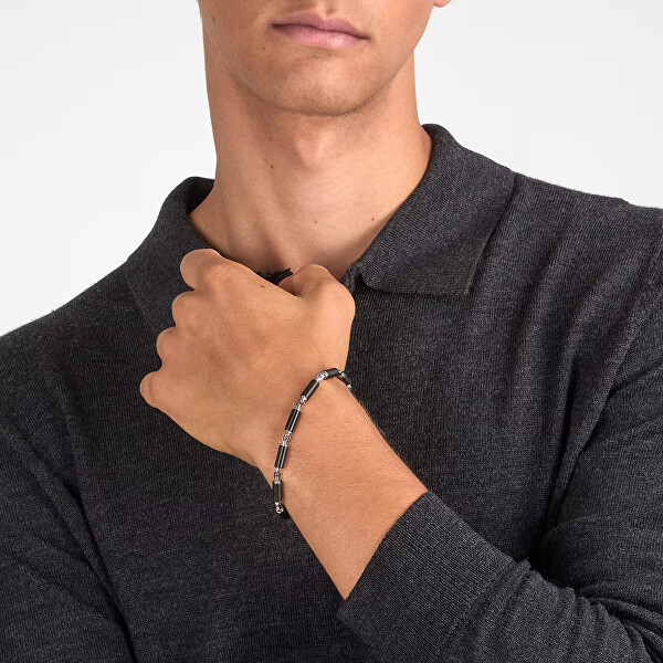 Stylový pánský náramek z oceli T-Steel TJAXV61