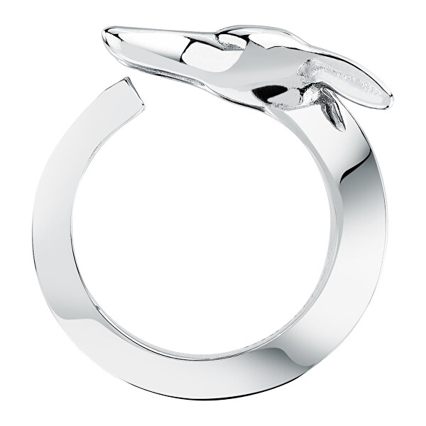 Výrazný otevřený ocelový prsten T-Heritage TJAXB06