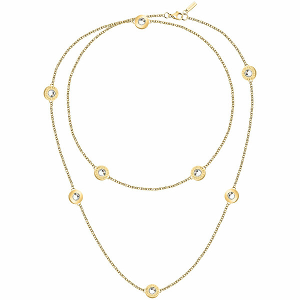 Collana placcata in oro da donna T-Logo TJAXC106