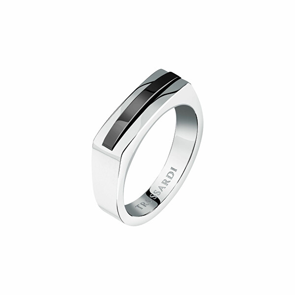 Stylový ocelový bicolor prsten pro muže T-Steel TJAXV430