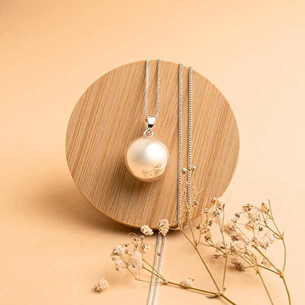 Postříbřená těhotenská rolnička AS20