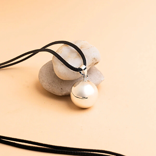 Postříbřená těhotenská rolnička AS20