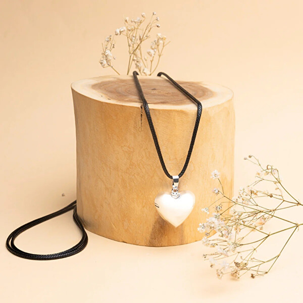 Postříbřená těhotenská rolnička Srdíčko RSS