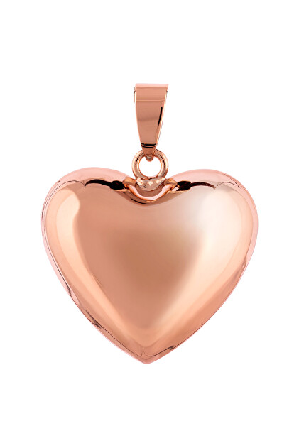 Pozlacená těhotenská rolnička Srdíčko RSM