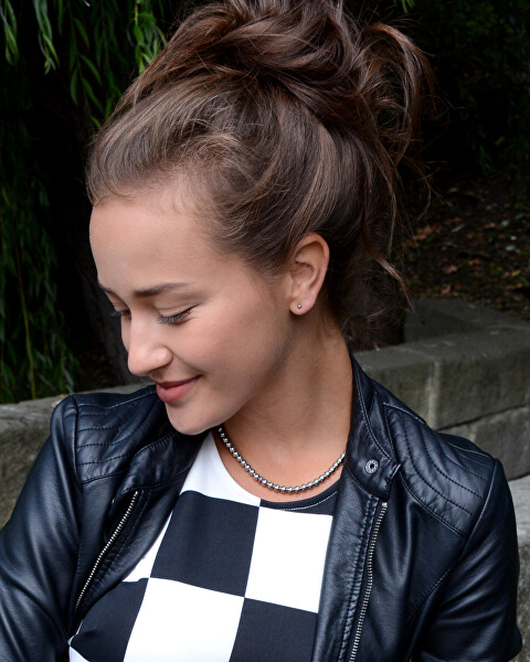 Ocelový náhrdelník z korálků 2700792