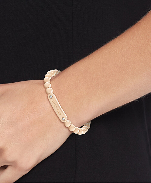 Bracciale con perline in bronzo da donna Metal Beads 2780936