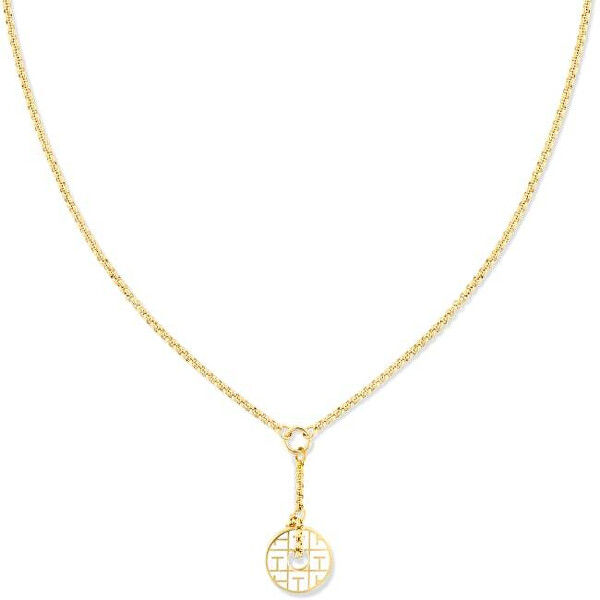 Elegantní pozlacený náhrdelník s přívěskem 2780484
