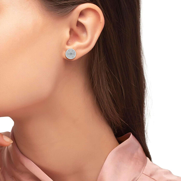 Minimalistické ocelové náušnice pecky 2780648