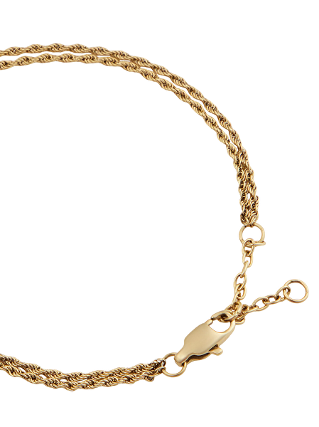 Pozlacený ocelový náramek pro ženy Nautical Knot 2780991