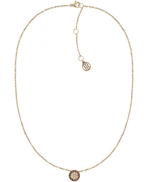 Stylový bronzový náhrdelník s přívěskem 2780579