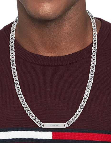 Stylový ocelový náhrdelník Layered 2790577