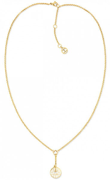 Elegante collana placcata oro con pendente 2780484