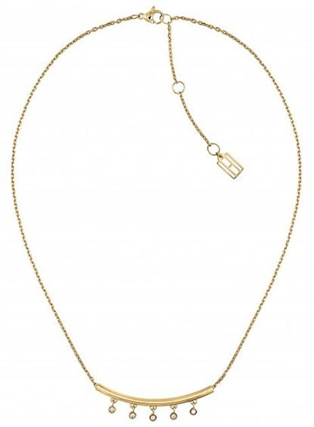 Elegantní pozlacený náhrdelník s přívěskem TH2780229
