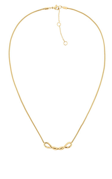 Elegantní pozlacený náhrdelník Twist 2780734