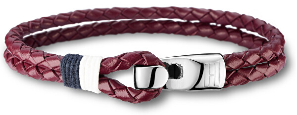 Hnědý kožený náramek 2700672