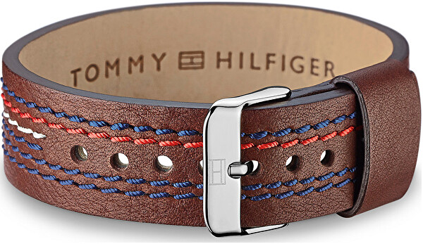 Hnědý kožený náramek 2700685