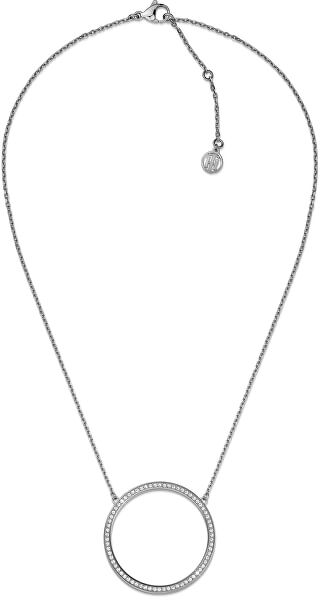 Luxusné náhrdelník s trblietavým príveskom TH2700989